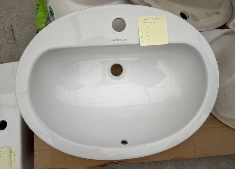 Resource réemploi Vasque à poser reconditionné Jacob Delafon