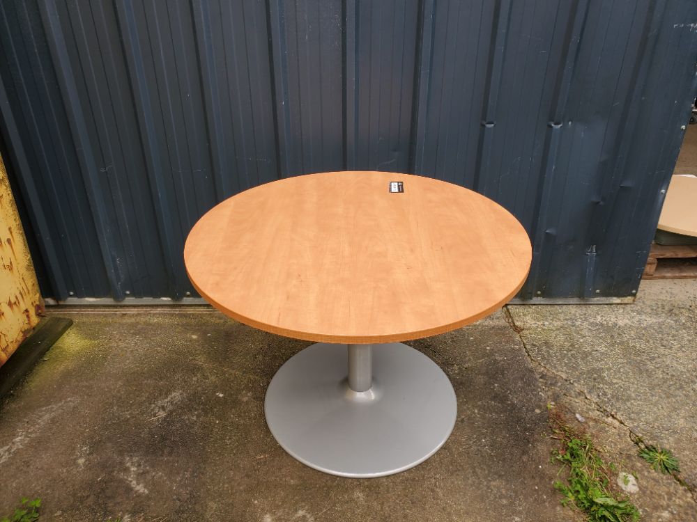 Resource réemploi Table ronde pied rond top hêtre