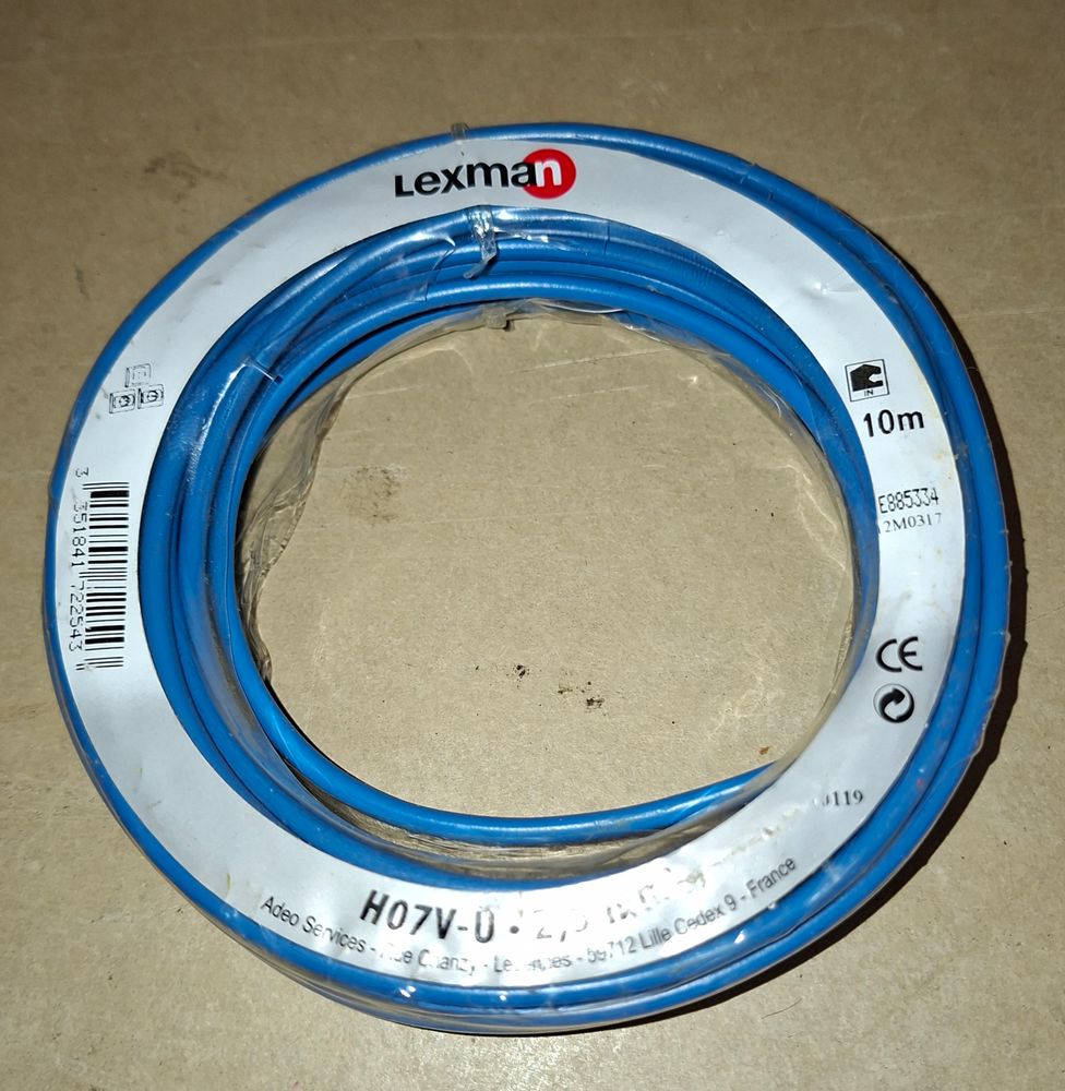 Resource réemploi Cable, Bleu