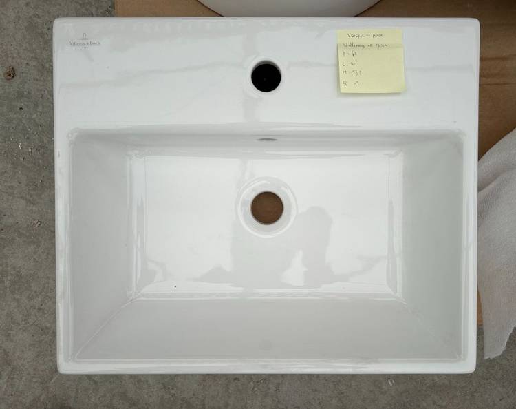 Resource réemploi Vasque à poser reconditionné Villeroy et Boch