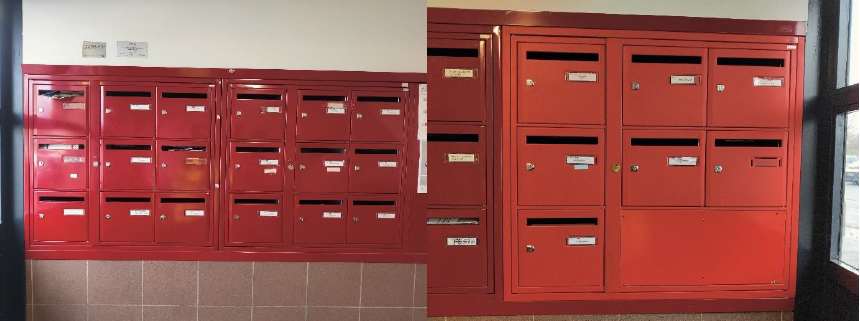 Resource réemploi Boîte aux lettres, lot de 9 bol 3x3