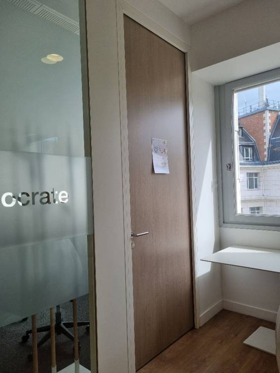 Resource réemploi Porte pleine effet bois clair H270