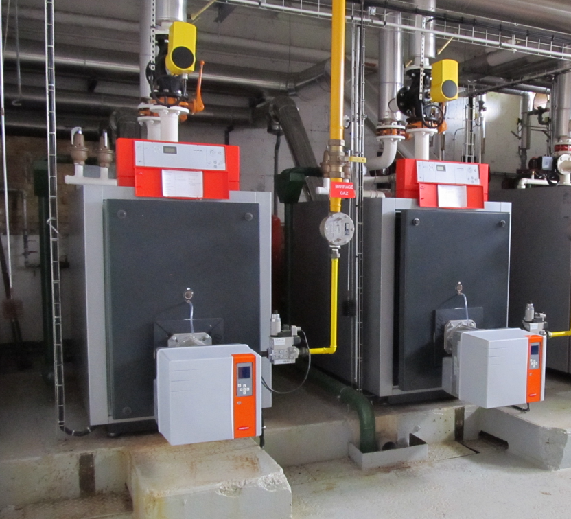 Resource réemploi Chaudière, gaz basse température 300 kW et son bruleur associé
