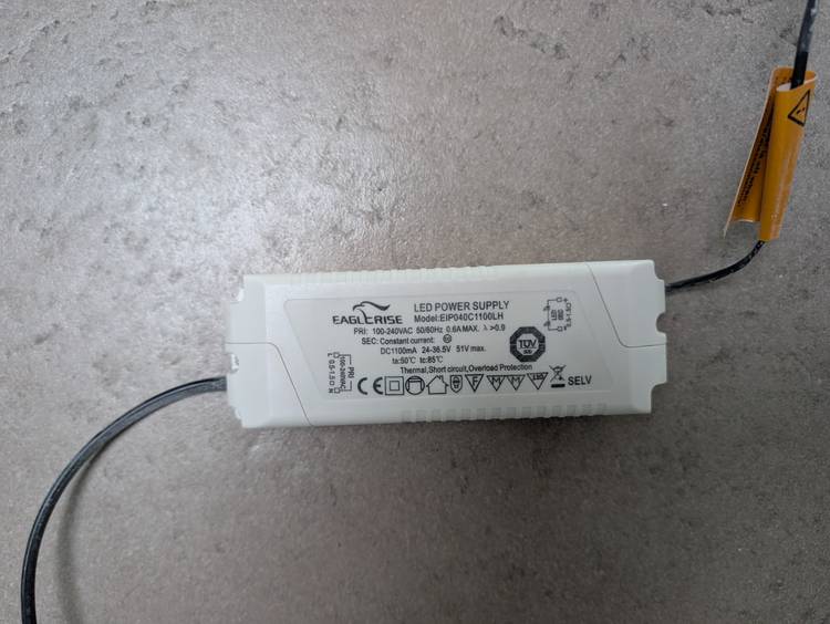 Dalle lumineuse encastrée, Dalle 60*60 LED avec transformateur – vue 4