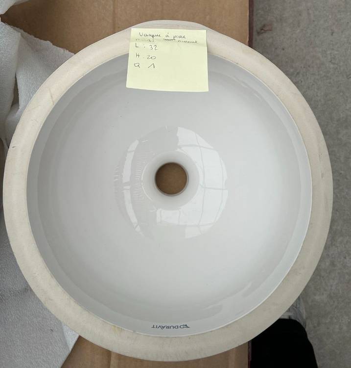 Resource réemploi Vasque à poser reconditionné Duravit