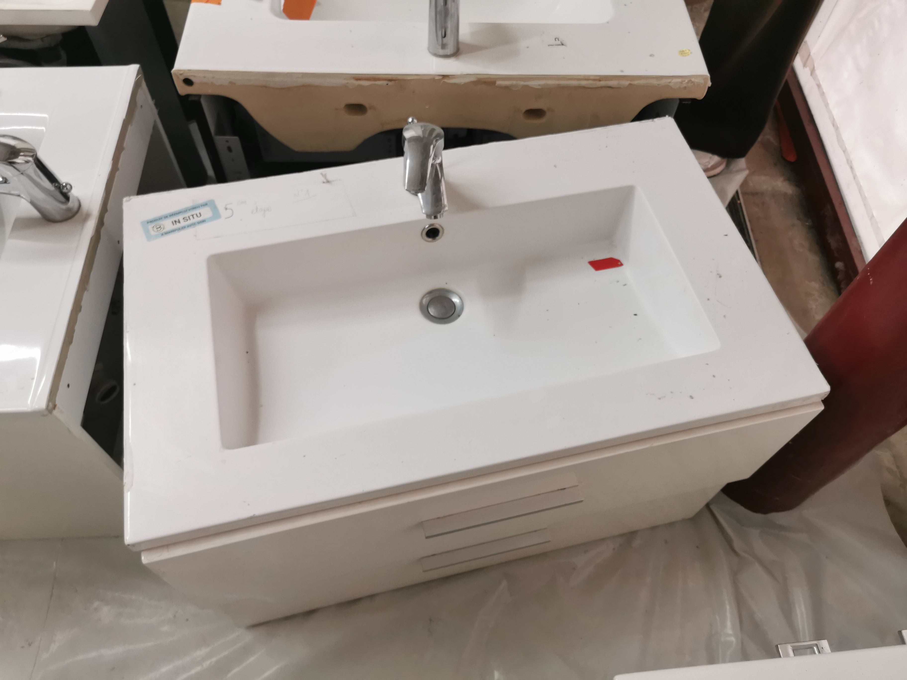 Meuble vasque avec mitigeur Grohe
