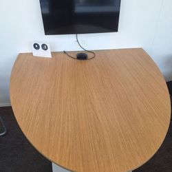 Table de réunion demi-lune