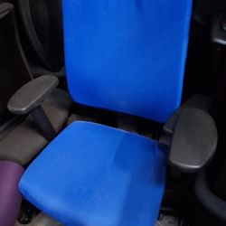 Siège bleu