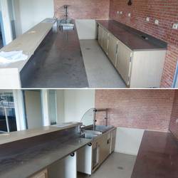 Table inox de cuisine, Plan de travail inox
