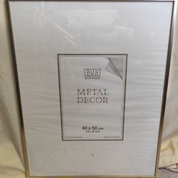 Cadre métal doré