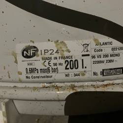 Resource réemploi Ballon ECS 200 L