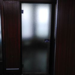 portes verre structuré