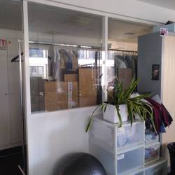 Cloison amovible vitrée allège pleine