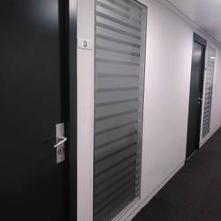 Cloison mobile vitrée 