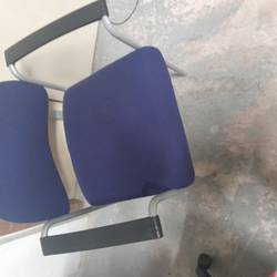 Chaise Tissu Bleu