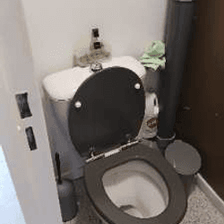 Resource réemploi Wc sur pied, WC surélevé (réservoir & cuvette)