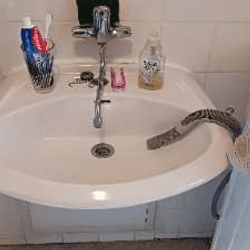 Lavabo, Lavabo suspendu