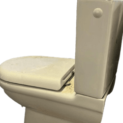 Wc sur pied, IDEAL STANDARD - Modèle inconnu (mécanisme de chasse neuf inclus)