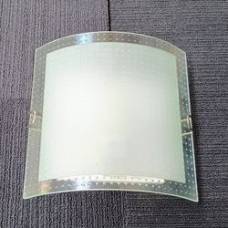 Applique, verre carrée