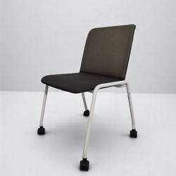 Chaise de réunion à roulette