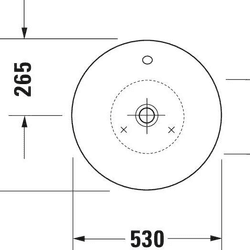 Resource réemploi Vasque ronde DURAVIT STARCK 1 53 cm