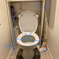 Cuvette WC sur pied