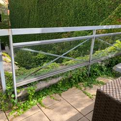 Garde corps metallique verre 03, GC 03 