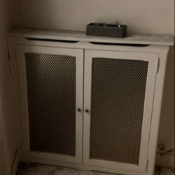Meuble cache radiateur haut 