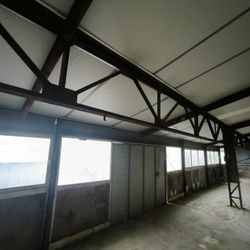 Renfort ferme métallique en cornières 5x5 doublées 2