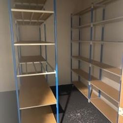 Etagère archive grise