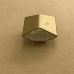 Applique murale LED alu laiton