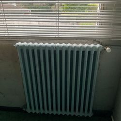 Lot de radiateurs à eau à colonnes