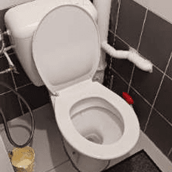 Wc sur pied, WC surélevé (réservoir & cuvette)