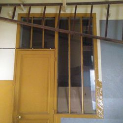 Verrière + porte bois intégrée 