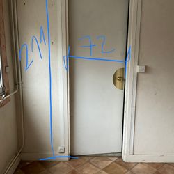 Porte simple vantail L 72