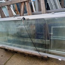 Porte extérieure , alu vitrée