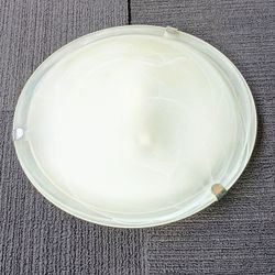 Plafonnier/Applique, rond en verre