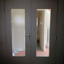 Porte double automatique int